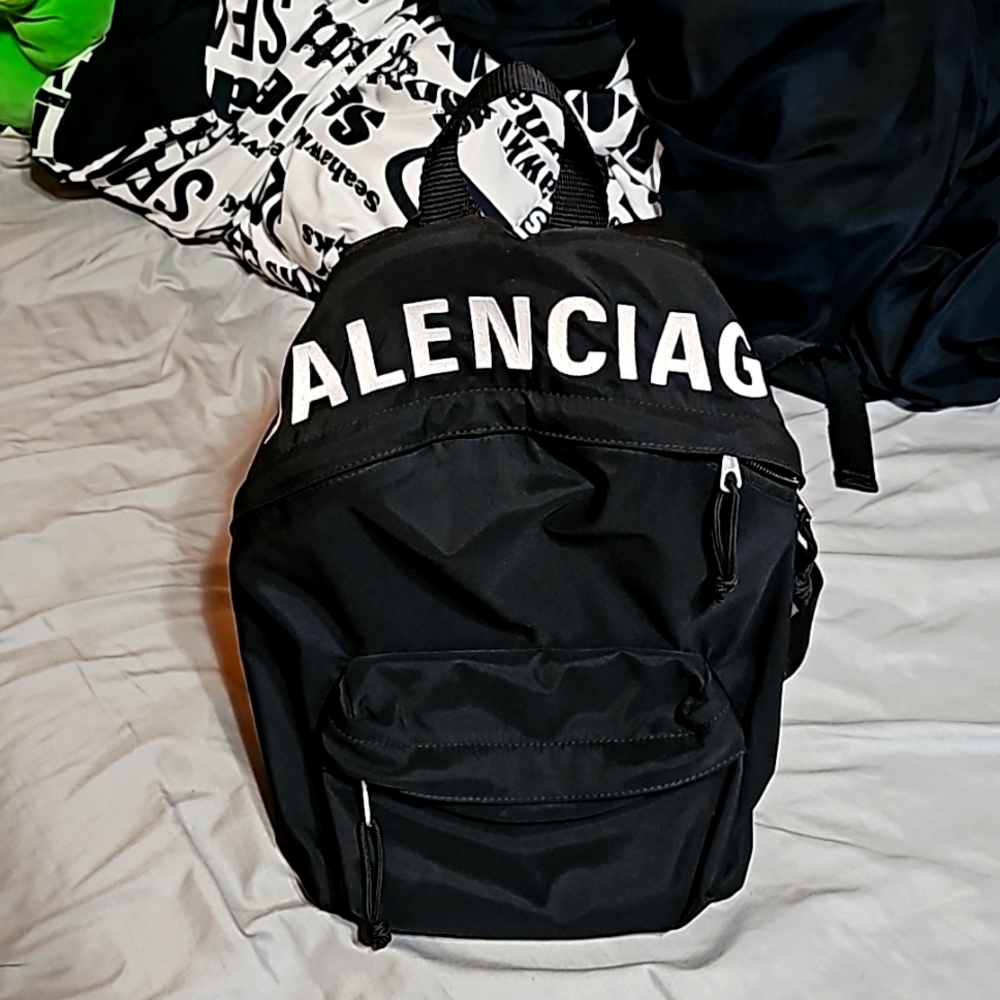 Balenciaga mini nylon backpack